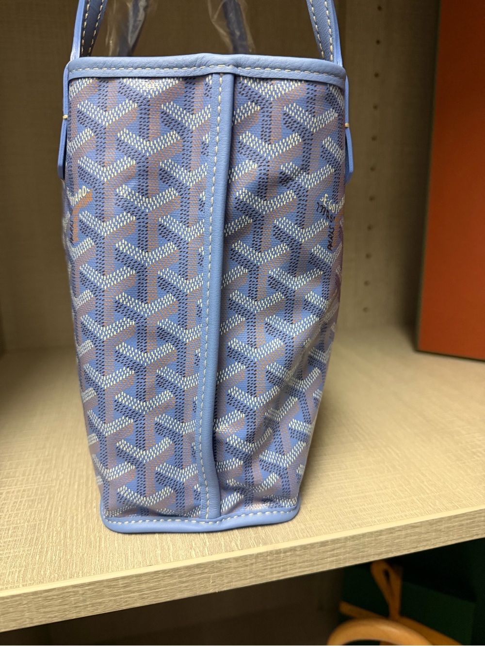 Goyard Goyardine Canvas Iris Anjou Mini Bag NWT - Picture 3 of 5